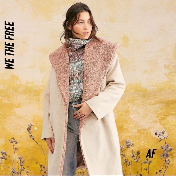 FREE PEOPLE COCO COZY COAT NEW MEDIUM - Picture 11 of 14